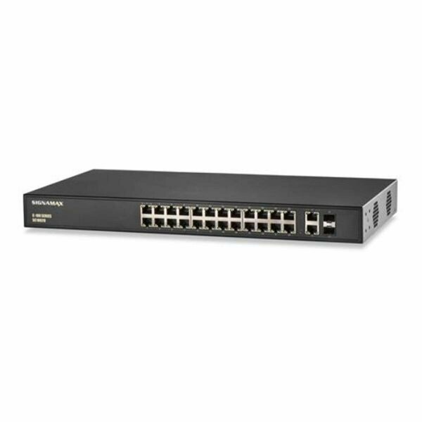 Maxpower C-100 24 Port Fast Ethernet PoE Plus Switch, Black MA3812352